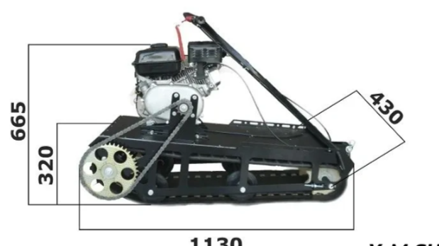 Мотобуксировщик XTREME-MOTORS "Конек-Горбунок" 6.5 л.с. в Владикавказе
