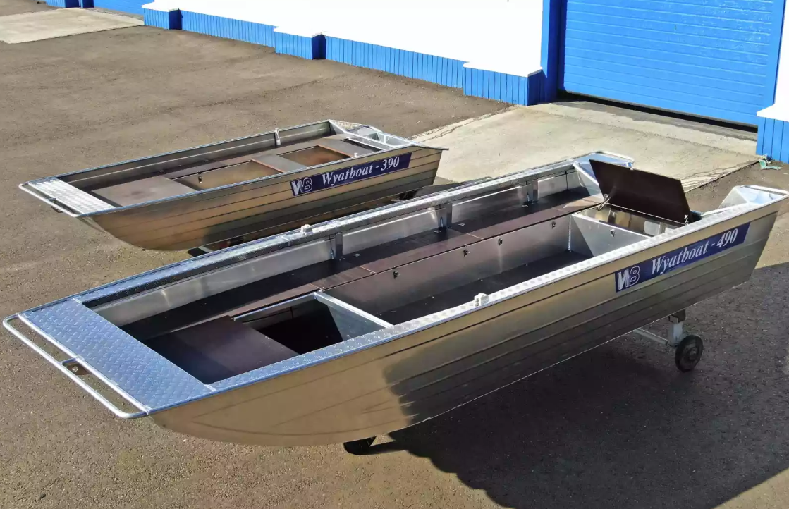 Алюминиевая лодка Wyatboat-490 Jonboat в Владикавказе