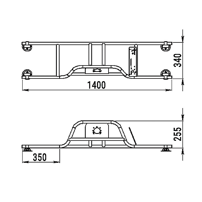 Стойка рулевая с бортовым креплением малая в Владикавказе
