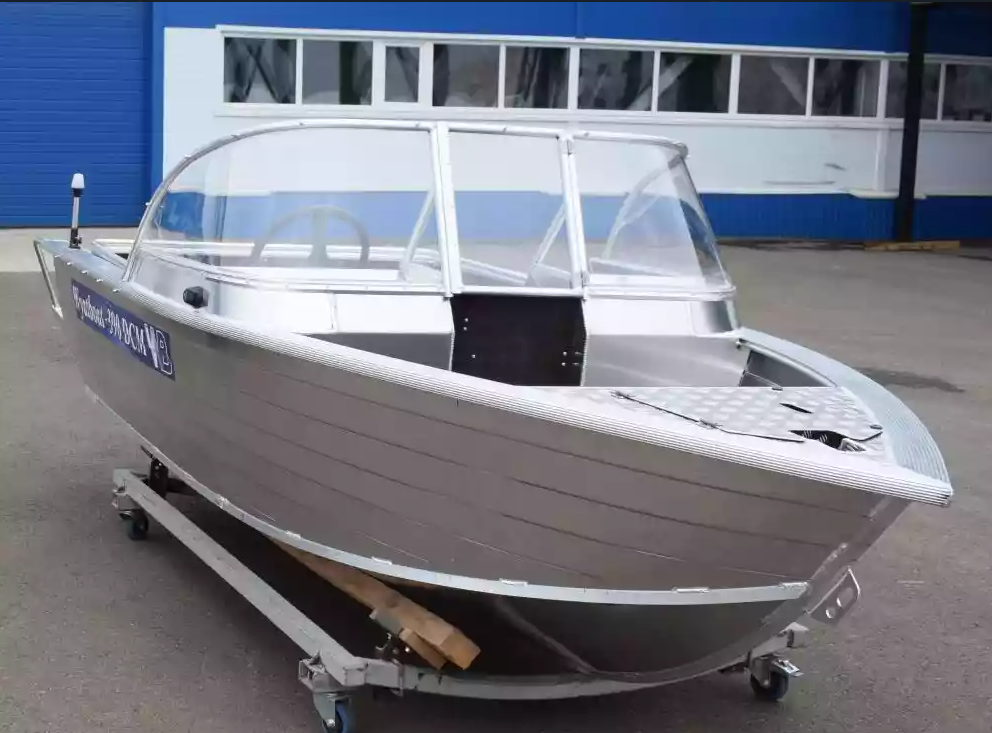 Алюминиевая лодка Wyatboat-390 DCM Увеличенный борт в Владикавказе