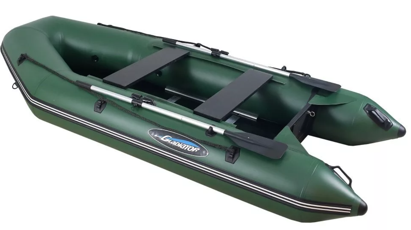 МОТОРНО-ГРЕБНАЯ ЛОДКА ПВХ GLADIATOR A 280 ТК С ФАНЕРНЫМ ДНОМ в Владикавказе