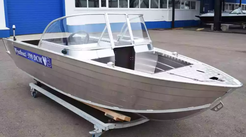 Алюминиевая лодка Wyatboat-390 DCM Увеличенный борт в Владикавказе