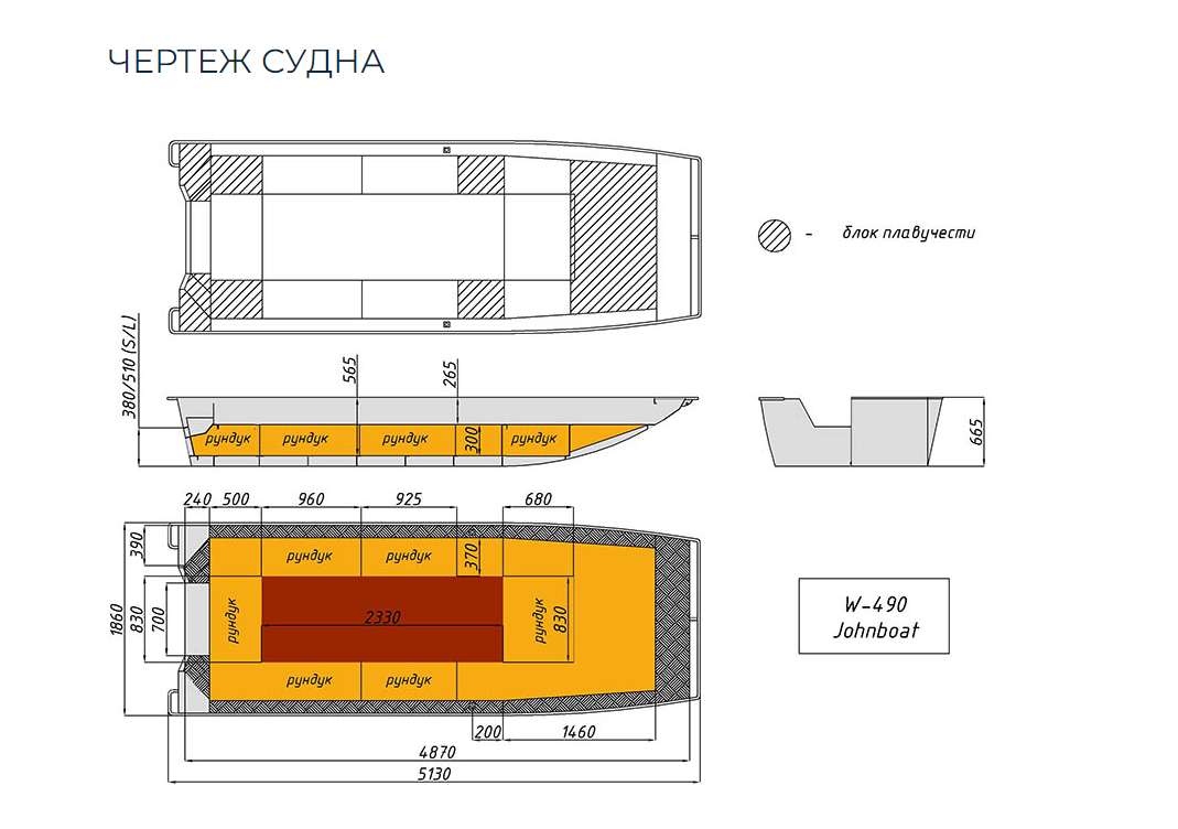 Алюминиевая лодка Wyatboat-490 Jonboat в Владикавказе