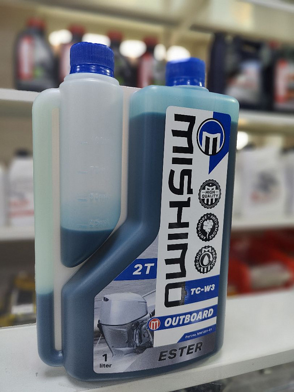 Масло MISHIMO 2T OUTBOARD (ESTER) полусинтетика 1 л в Владикавказе