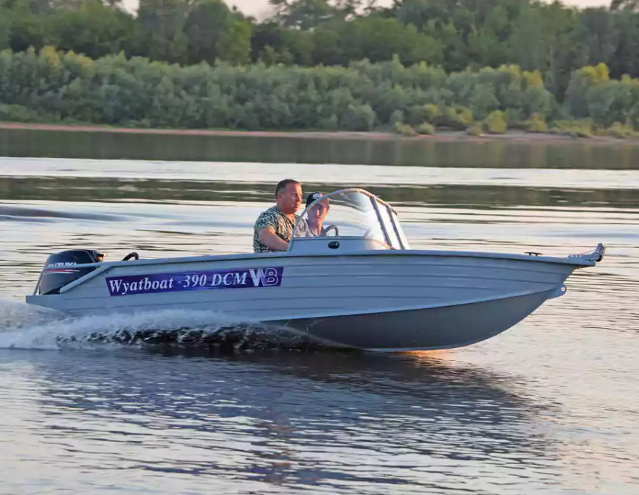 Алюминиевая лодка Wyatboat-390 DCM в Владикавказе