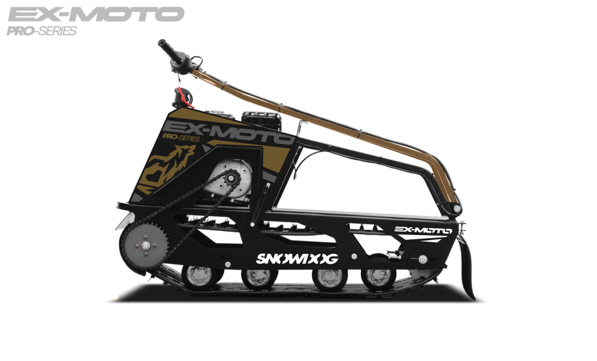 Мотобуксировщик EX-MOTO SNOWDOG S380 8л.с. в Владикавказе