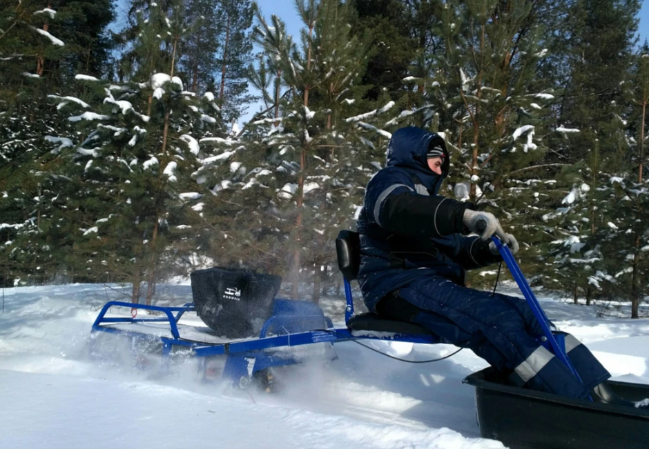 Мотобуксировщик толкач Альбатрос-XL8 с модулем. Без фары, тележки в Владикавказе