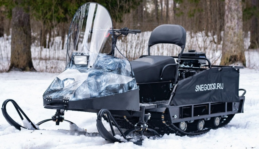 Миниснегоход Бурлак Егерь Экспедитор 15 л.с. , реверс, тормоз, капот белый в Владикавказе