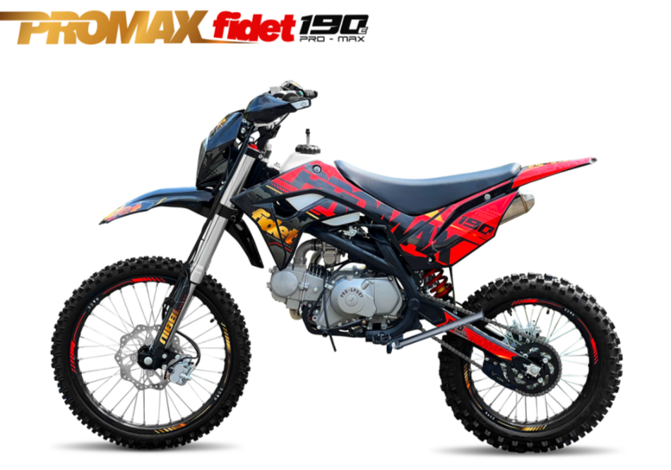 Мотоцикл (питбайк) PROMAX FIDET (ФАЙДЕТ) 190E MAX PRO LUX 19/16 в Владикавказе