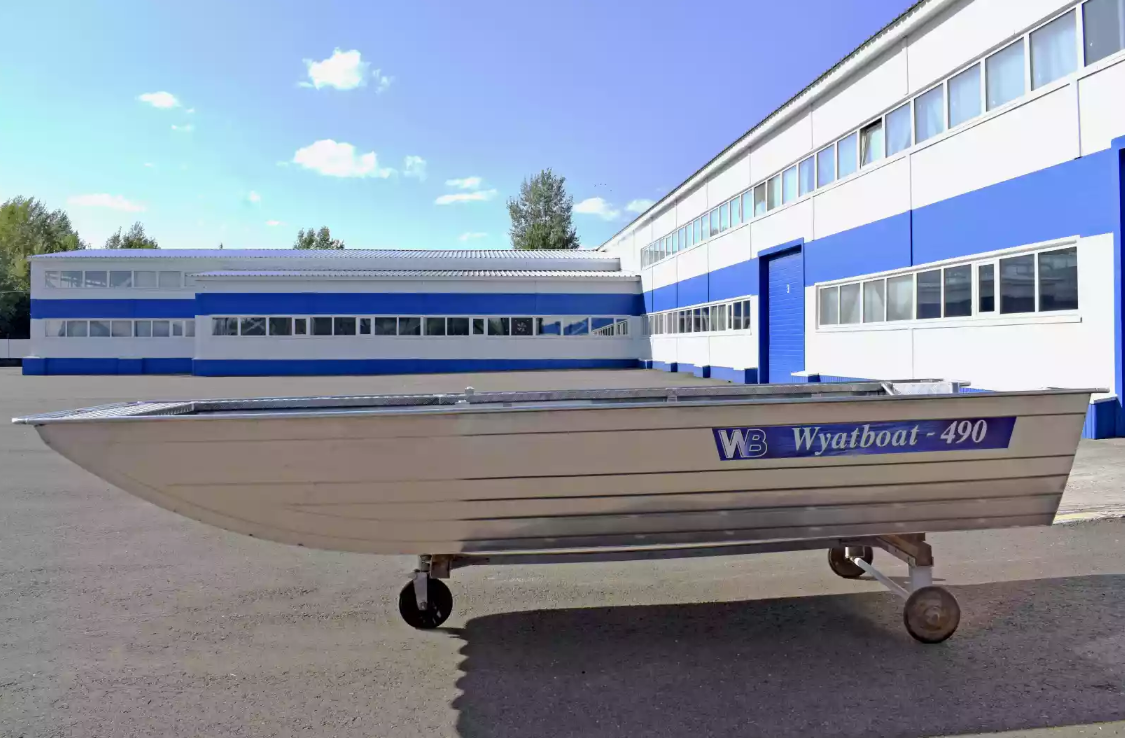 Алюминиевая лодка Wyatboat-490 Jonboat в Владикавказе