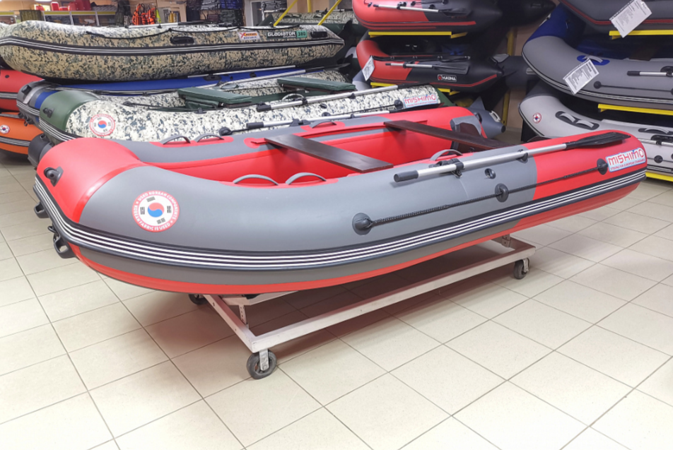 КОМПЛЕКТ Лодка MISHIMO PRO 350 + ЛОДОЧНЫЙ МОТОР MARLIN MP 9.9 (20) AMHS PRO в Владикавказе