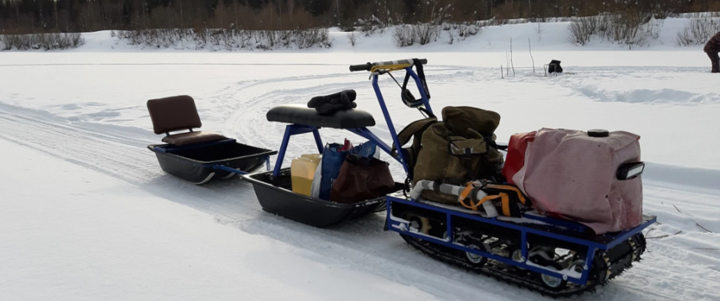 Мотобуксировщик Альбатрос-L 6.5 с фарой в Владикавказе