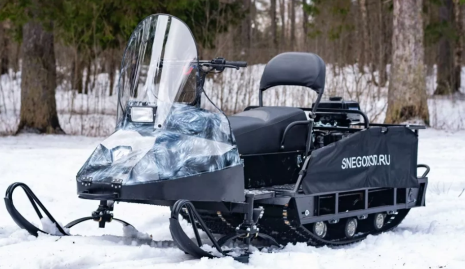 Миниснегоход Егерь Экспедитор 20 л.с. , реверс, тормоз, капот белый в Владикавказе
