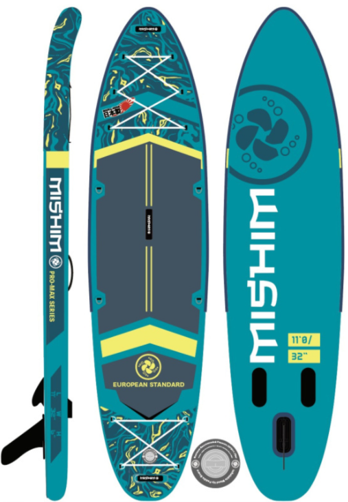 SUP (САП) Доска MISHIMO PRO-MAX Light Teal 11’ (335см) в Владикавказе