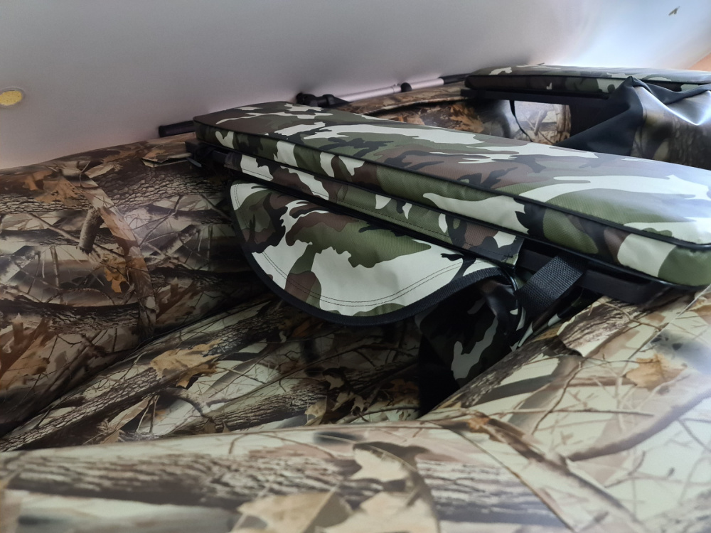 КОМПЛЕКТ МЯГКИХ НАКЛАДОК С СУМКОЙ ДЛЯ ЛОДОК 80Х20 КАМУФЛЯЖ в Владикавказе