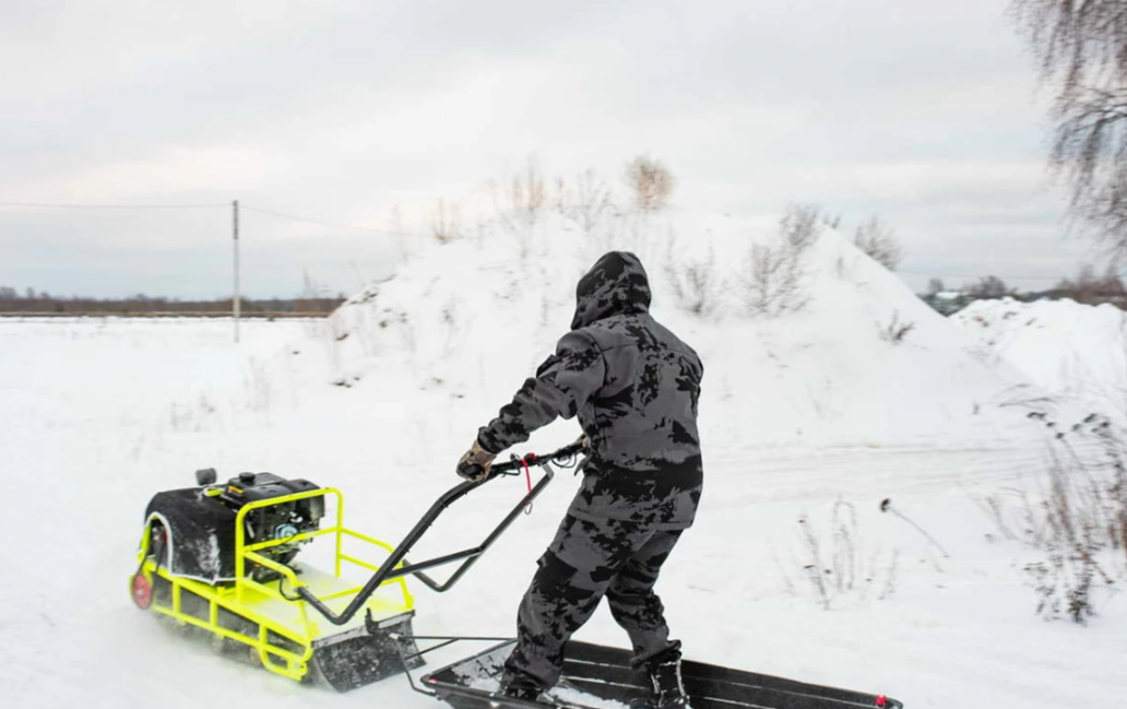 Мотобуксировщик Бурлак ХОЗЯИН-1 (капот ткань) в Владикавказе