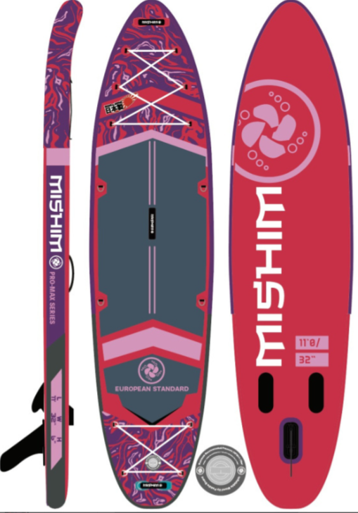 SUP (САП) Доска MISHIMO PRO-MAX Viva Magenta 10.8’ (330см) в Владикавказе