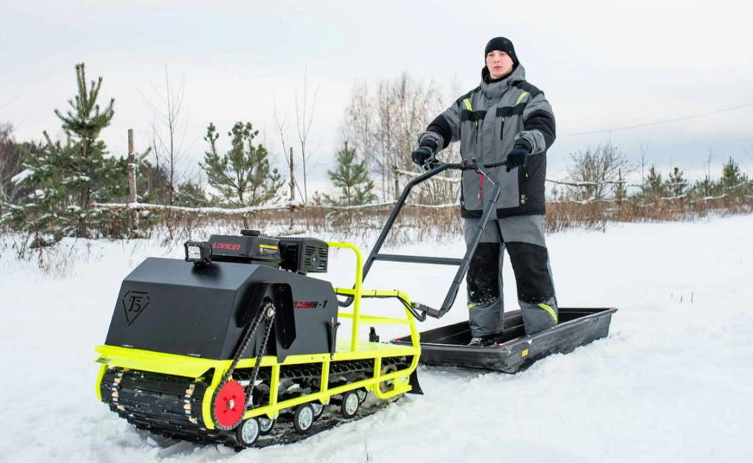 Мотобуксировщик Бурлак ХОЗЯИН-1 (капот ткань) в Владикавказе