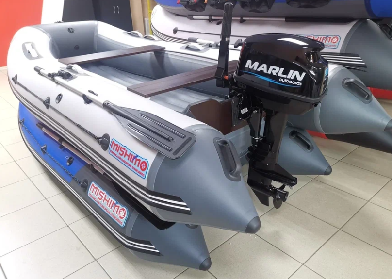 КОМПЛЕКТ ЛОДКА MISHIMO LITE 335 + МОТОР 9,8 Л.С. в Владикавказе