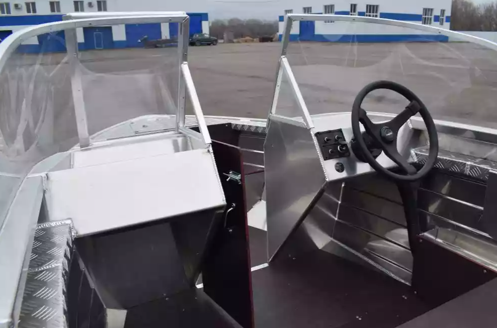 Алюминиевая лодка Wyatboat-390 DCM Увеличенный борт в Владикавказе