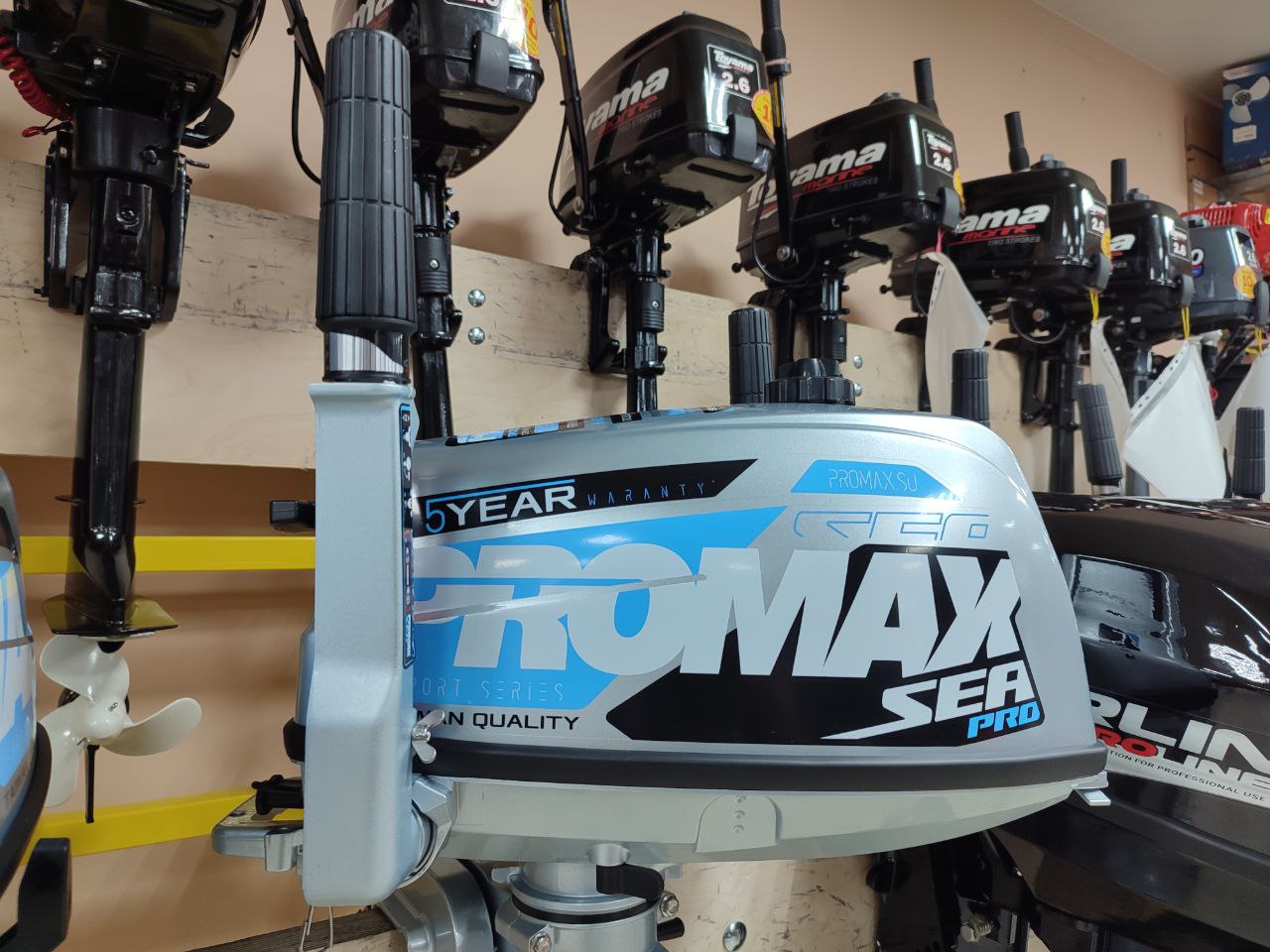 Лодочный мотор PROMAX SP5FHS (внешний бак 12 л) в Владикавказе