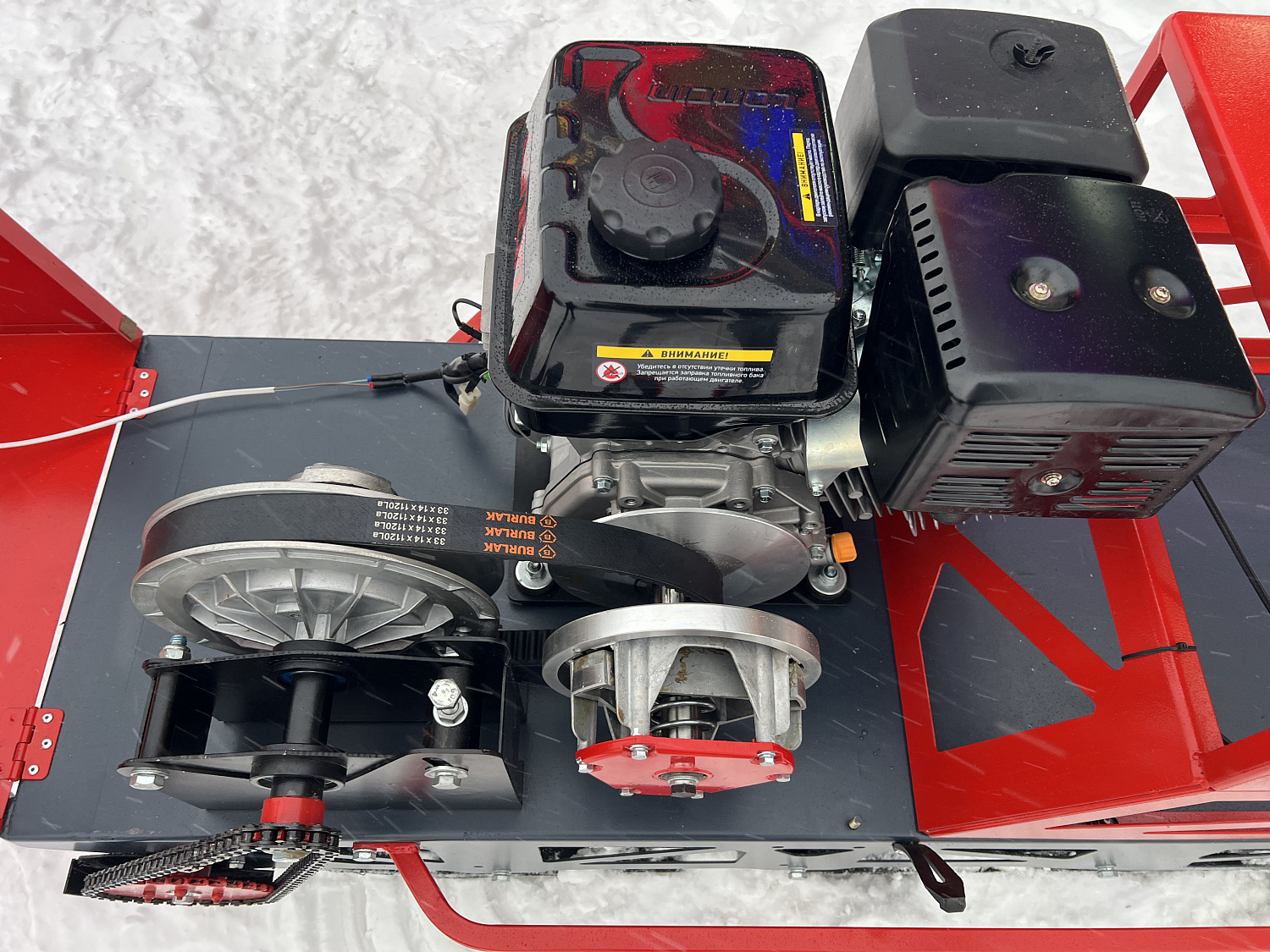 Мотобуксировщик EX-MOTO SNOWDOG S500 15л.с в Владикавказе