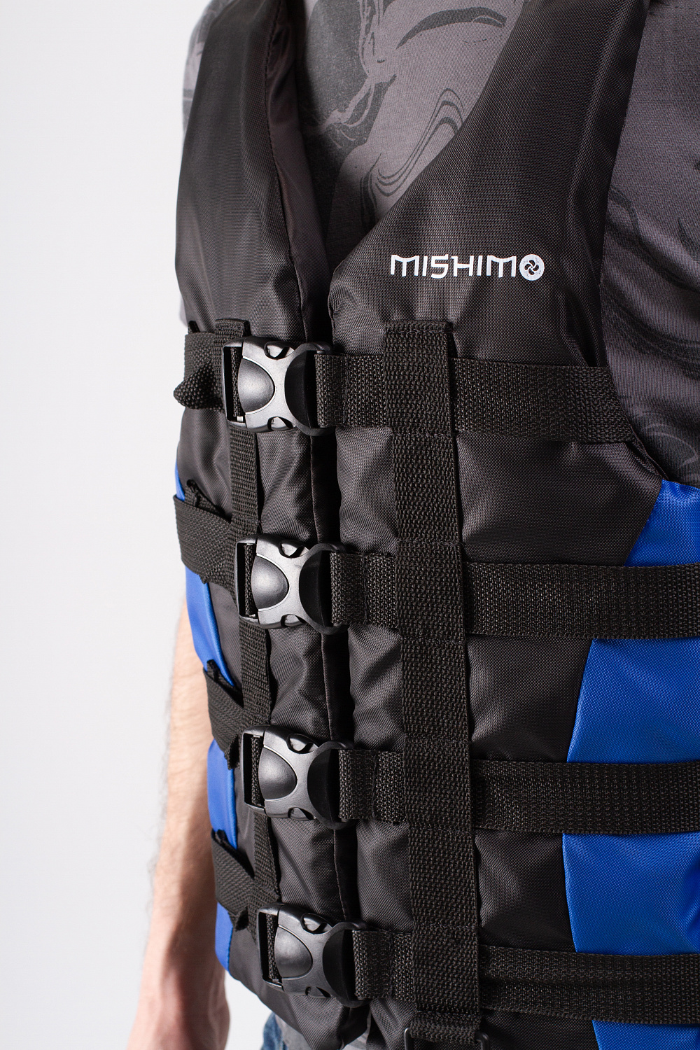 Жилет спасательный MISHIMO PRO Премиум качества Черно-синий в Владикавказе