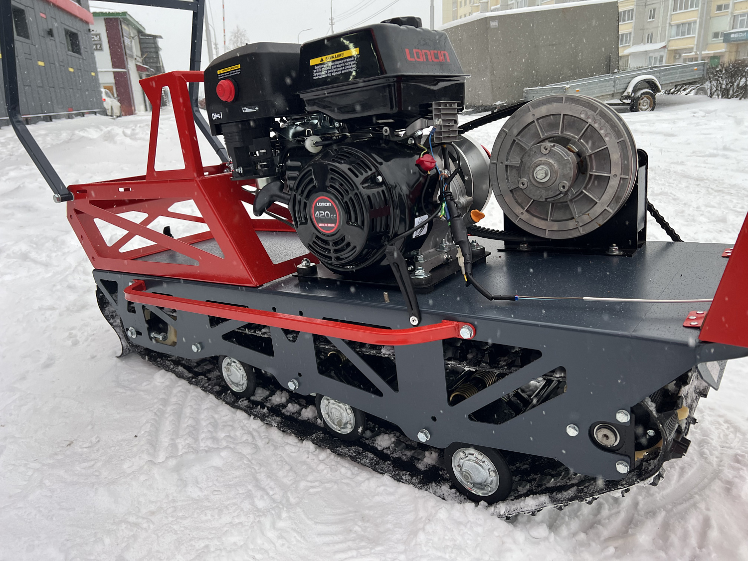 Мотобуксировщик EX-MOTO SNOWDOG S500 15л.с в Владикавказе