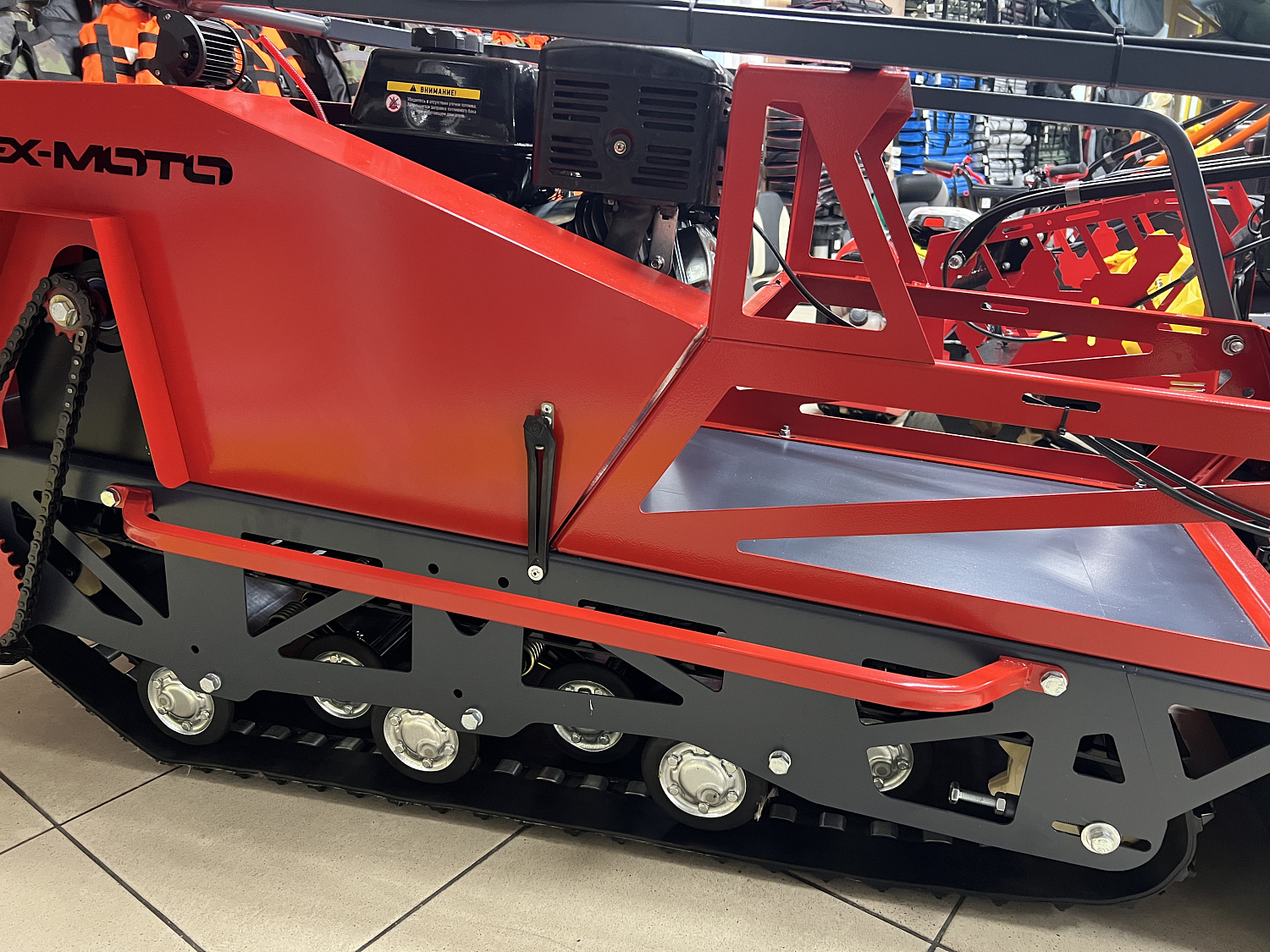 Мотобуксировщик EX-MOTO SNOWDOG S500 15л.с в Владикавказе