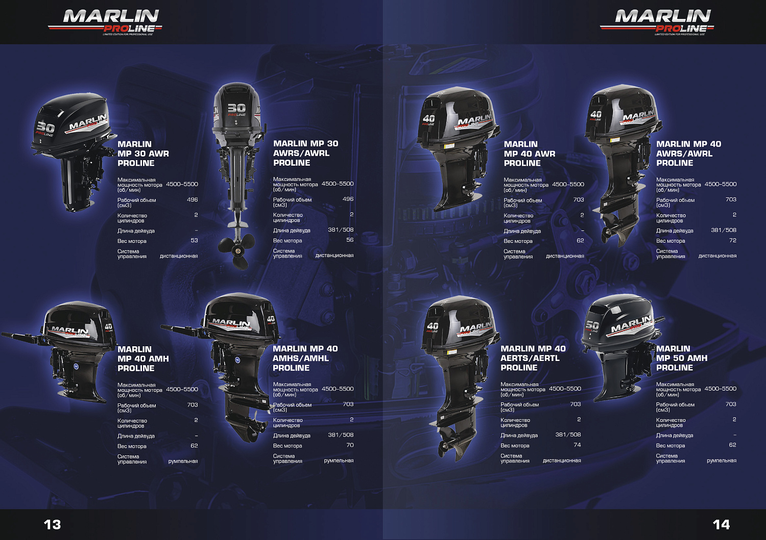 Лодочный мотор MARLIN PROLINE MP 9.9 (15) AMHS в Владикавказе