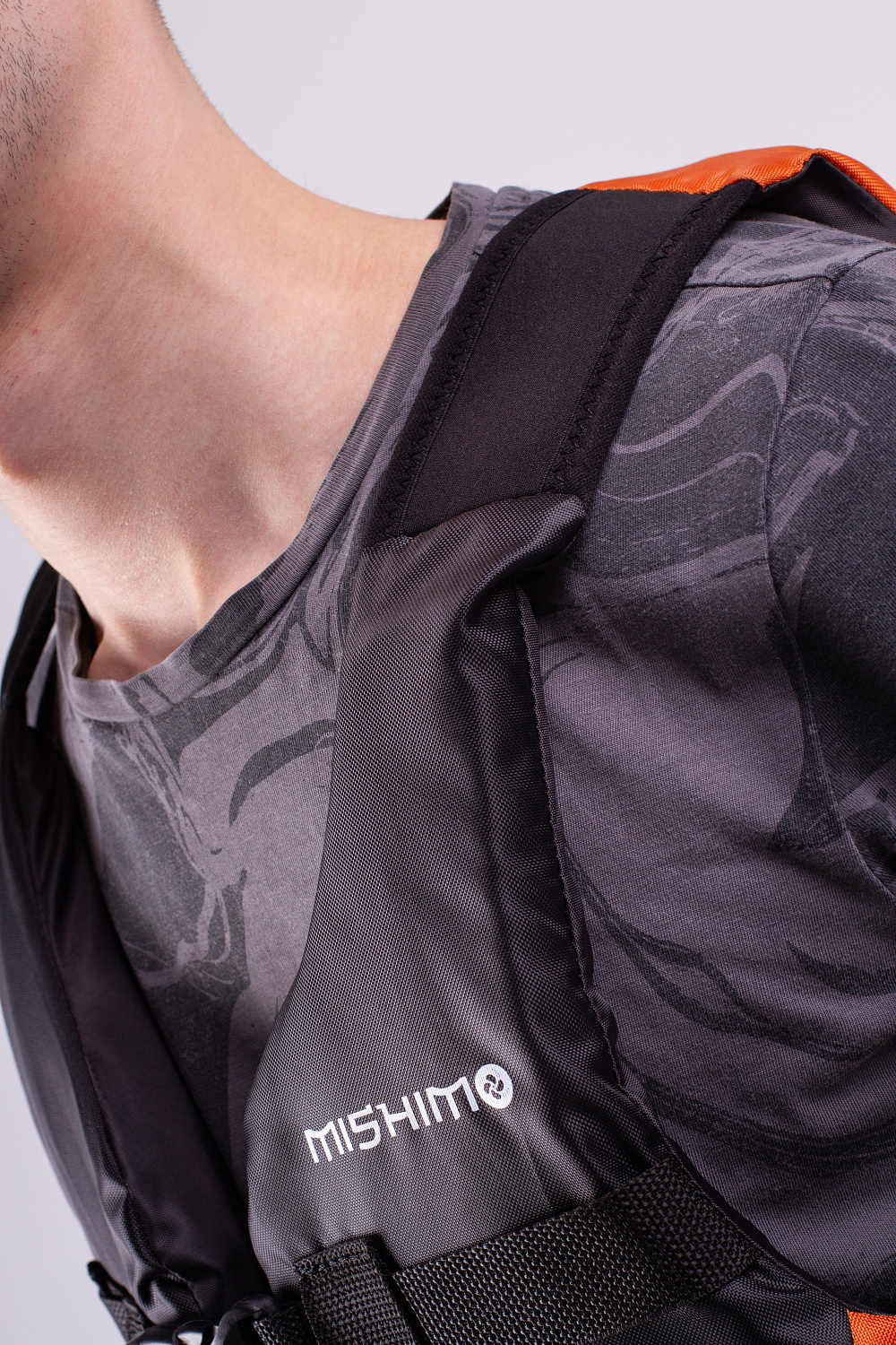 Жилет спасательный MISHIMO PRO Премиум качества Черно-оранжевый в Владикавказе