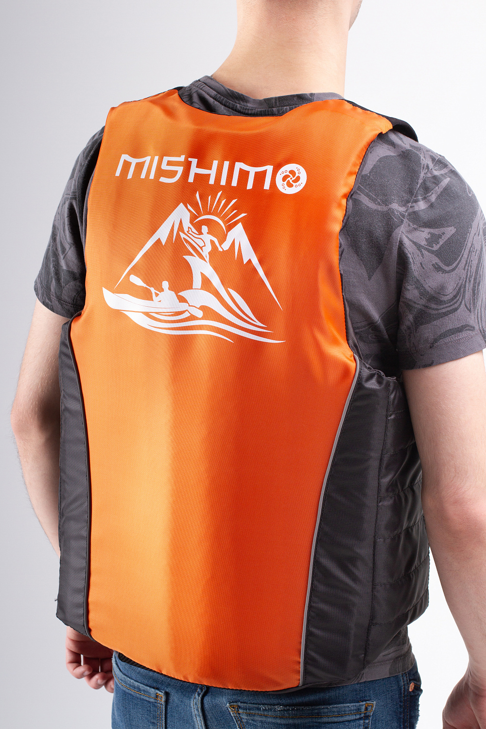 Жилет спасательный MISHIMO PRO Премиум качества Черно-оранжевый в Владикавказе